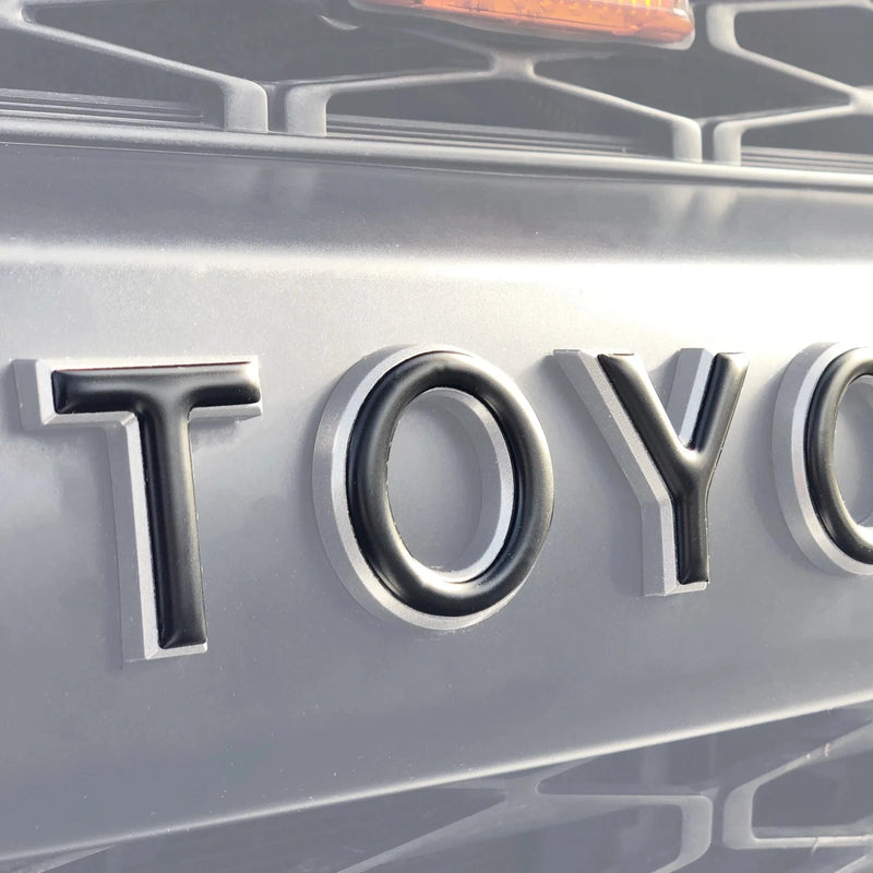 Tufskinz Grill Letter Overlays for Toyota 4Runner (2010-2024)