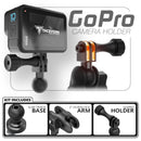 GoPro | TRAXX™ - Slim Track Base | 2" DuraLock Arm - Aspire Auto Accessories