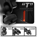 Single T Screw | TRAXX™ - Slim Track Base | 2" DuraLock Arm - Aspire Auto Accessories