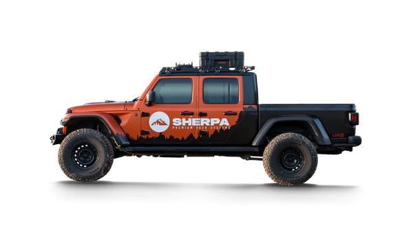Sherpa Sunlight Roof Rack for Jeep Gladiator JT (2020-2025)