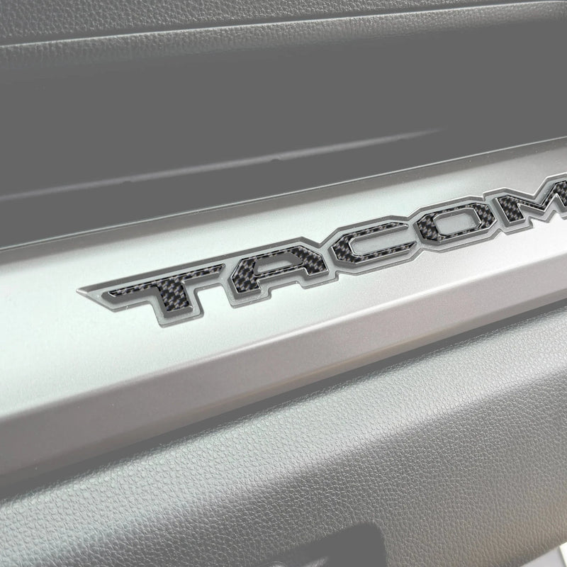 Tufskinz Glovebox Letter Overlays for Toyota Tacoma (2024-2025)