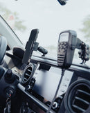 TRAXX™ - Slim Track Dash Bracket With 20LITE Phone & CB Microphone Mounts | 2016 - 2023 Toyota Tacoma - Aspire Auto Accessories