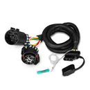 OPT7 Redline Parlux Triple Row LED Tailgate Light Bar Bundle with 7 Pin to 4 Pin Trailer Extension Adapter Harness with Reverse Wire for Tacoma (2005-2023) - Aspire Auto Accessories