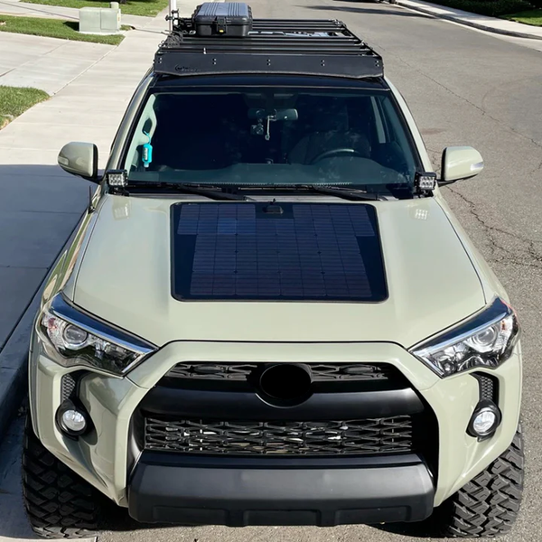 Lensun 100W Hood Flexible Solar Panel for 4Runner (2003-2024)