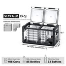 ICECO VL75ProD 12V Heavy Duty Freezer 75 LT - Aspire Auto Accessories