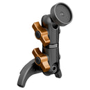 LINK™ Vent Mount Bracket With Midland MXT275 and MXT575 Magnetic CB Radio Mic Holder | 2016-2023 Toyota Tacoma and 2014-2021 Toyota Tundra | Choose Your Arm Length - Aspire Auto Accessories