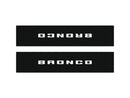Door Sill Protection Overlays Fits 2021-2026 Ford Bronco
