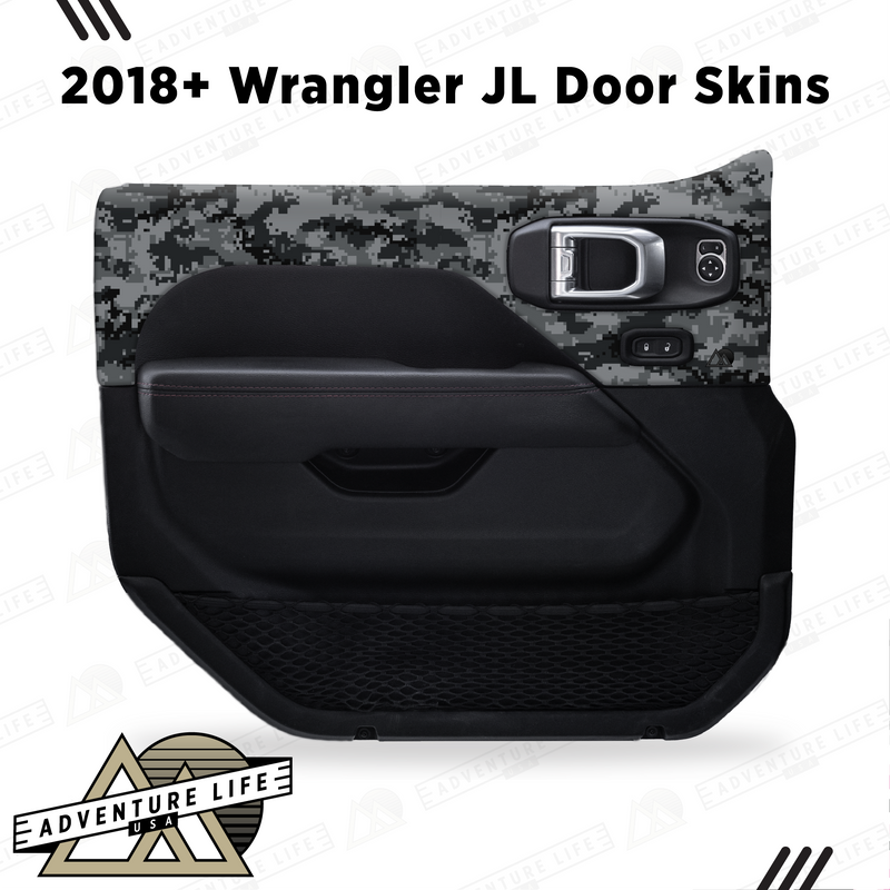 Adventure Life Digital Camo Door Skins for Wrangler JL (2018-2024)