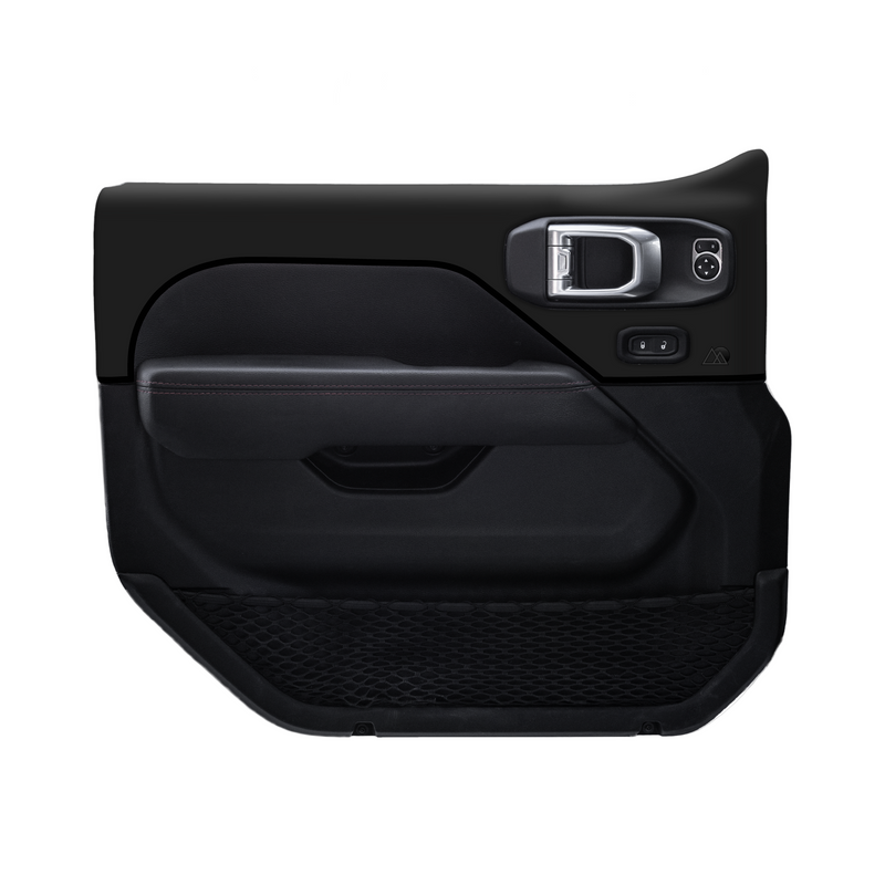 Adventure Life USA Door Skins Matte Black for Wrangler JL (2018-2024)