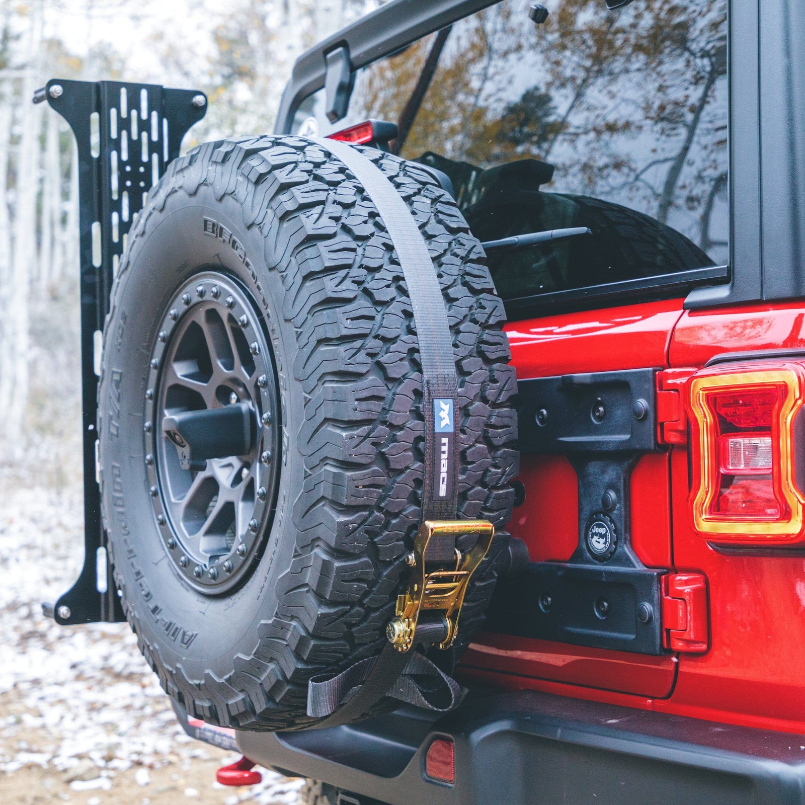 Overland Kitted Spare Tire MAXTRAX Mounting System