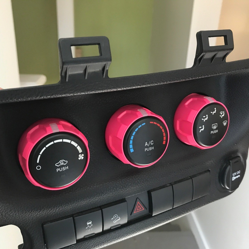 AJT Climate Knobs for Jeep Wrangler JK (2011-2018) - Aspire Auto Accessories