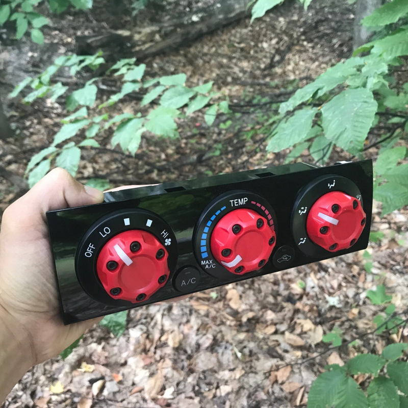 AJT Design 1-Pack 4X4 / Climate Knobs for 2005-2015 Tacoma - Aspire Auto Accessories