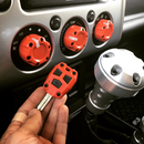 AJT Design Climate Knobs for 2007-2014 FJ Cruiser - Aspire Auto Accessories