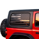 Adventure Life USA American Flag Window Graphics for Wrangler (1996-2024) - Aspire Auto Accessories