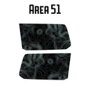 Topographic Rear Window Map Overlays - 2024+ Land Cruiser - Aspire Auto Accessories