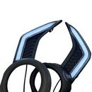 LED DRL Fog Light Fang Bezel Kit for 4Runner (2014-2024) - Aspire Auto Accessories