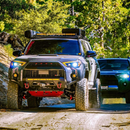 LED DRL Fog Light Fang Bezel Kit for 4Runner (2014-2024)