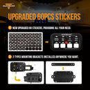 Auxbeam 8 Gang Switch Control Panel - Aspire Auto Accessories