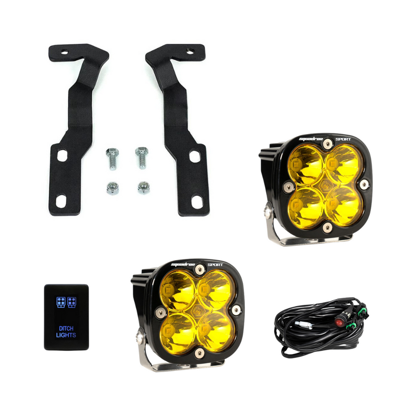 Baja Designs Squadron Sport Ditch Light Kit for Tacoma (2016-2023) - Aspire Auto Accessories