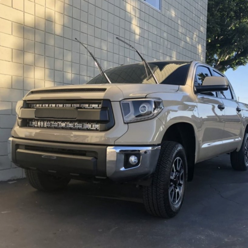 Cali Raised 42" Curved LED Light Bar Grille Brackets for Tundra (2014-2021)