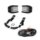 Cali Raised Low Profile LED Ditch Light Brackets Kit for Chevy Colorado/Canyon (2015-2022) - Aspire Auto Accessories