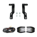 Cali Raised Low Profile LED Ditch Lights Brackets Kit for Tacoma (2005-2015) - Aspire Auto Accessories