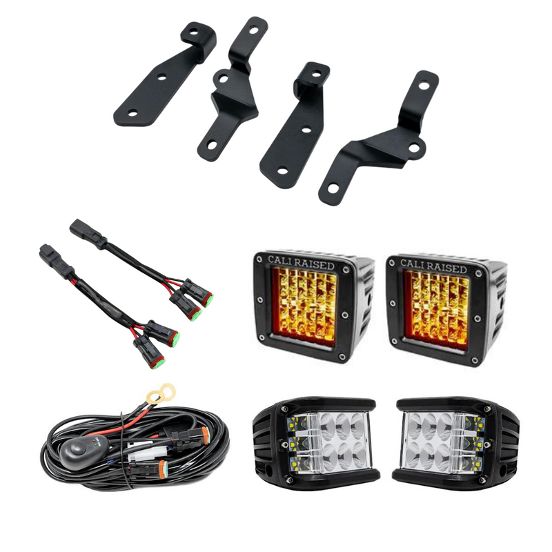 Cali Raised LED Ditch Light Mount Kit for Ford Bronco Raptor (2021-2024) - Aspire Auto Accessories