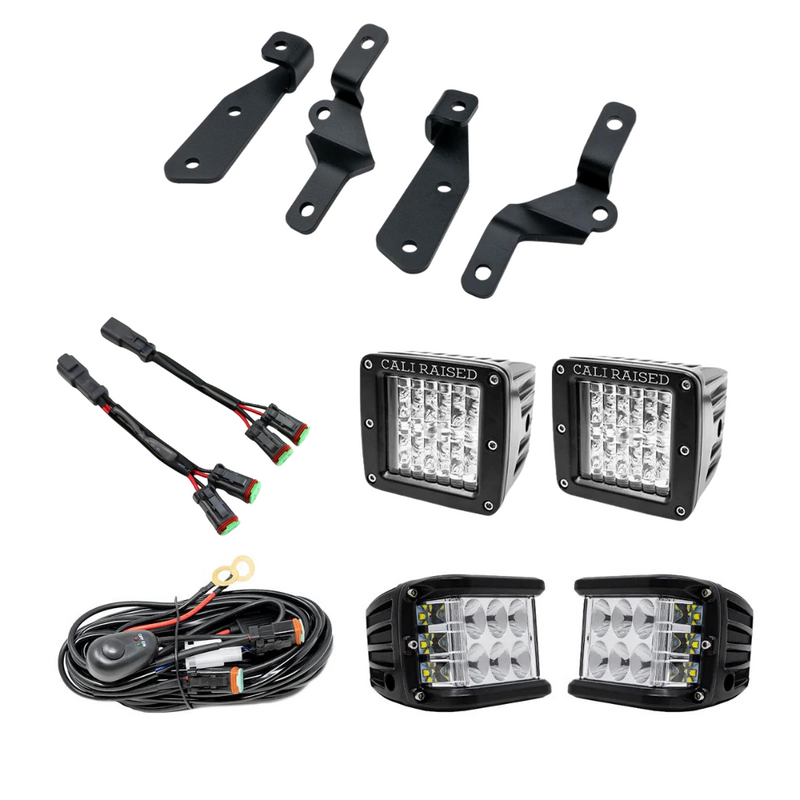 Cali Raised LED Ditch Light Mount Kit for Ford Bronco Raptor (2021-2024) - Aspire Auto Accessories