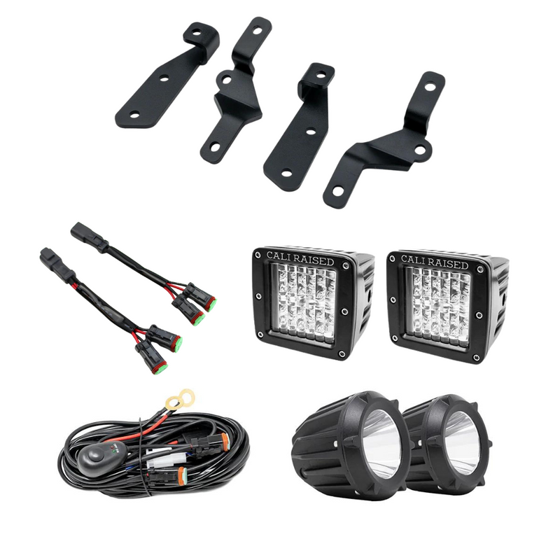 Cali Raised LED Ditch Light Mount Kit for Ford Bronco Raptor (2021-2024) - Aspire Auto Accessories