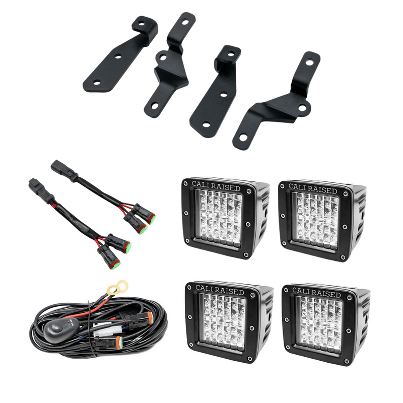 Cali Raised LED Ditch Light Mount Kit for Ford Bronco Raptor (2021-2024) - Aspire Auto Accessories