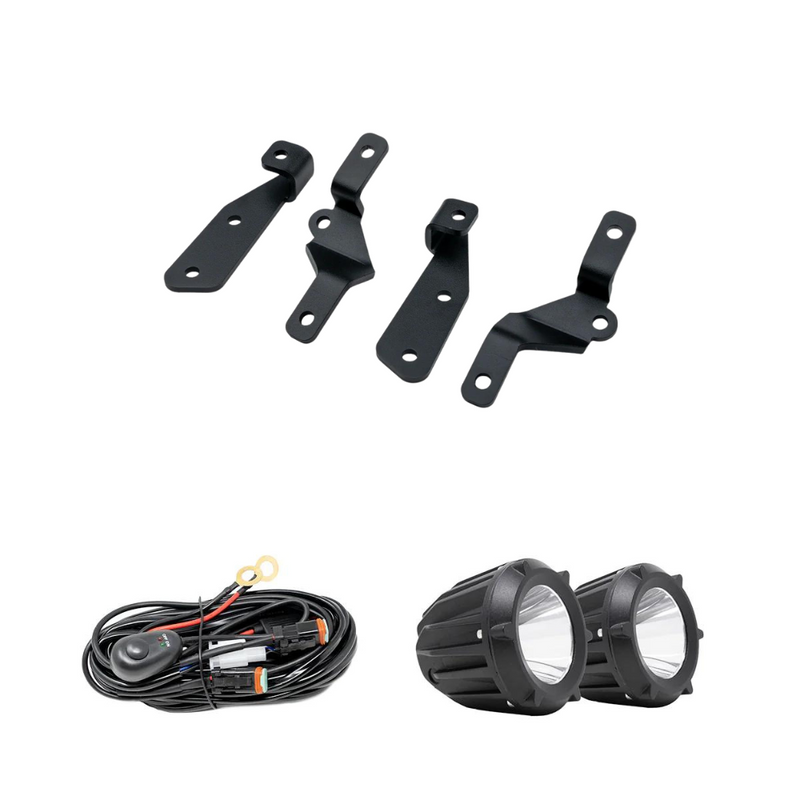 Cali Raised LED Ditch Light Mount Kit for Ford Bronco Raptor (2021-2024) - Aspire Auto Accessories