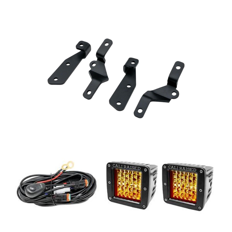 Cali Raised LED Ditch Light Mount Kit for Ford Bronco Raptor (2021-2024) - Aspire Auto Accessories