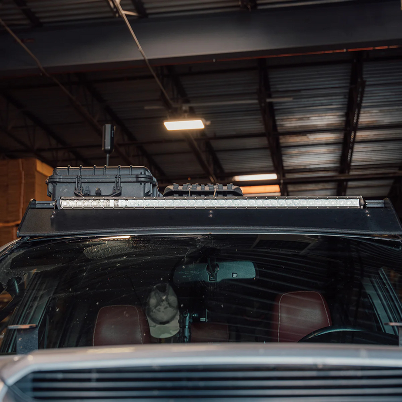 Cali Raised Sherpa Roof Rack LED Light Bar Bracket Kit - Aspire Auto Accessories