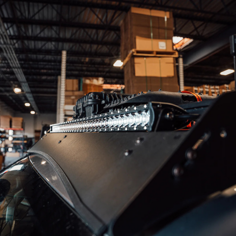 Cali Raised Sherpa Roof Rack LED Light Bar Bracket Kit - Aspire Auto Accessories