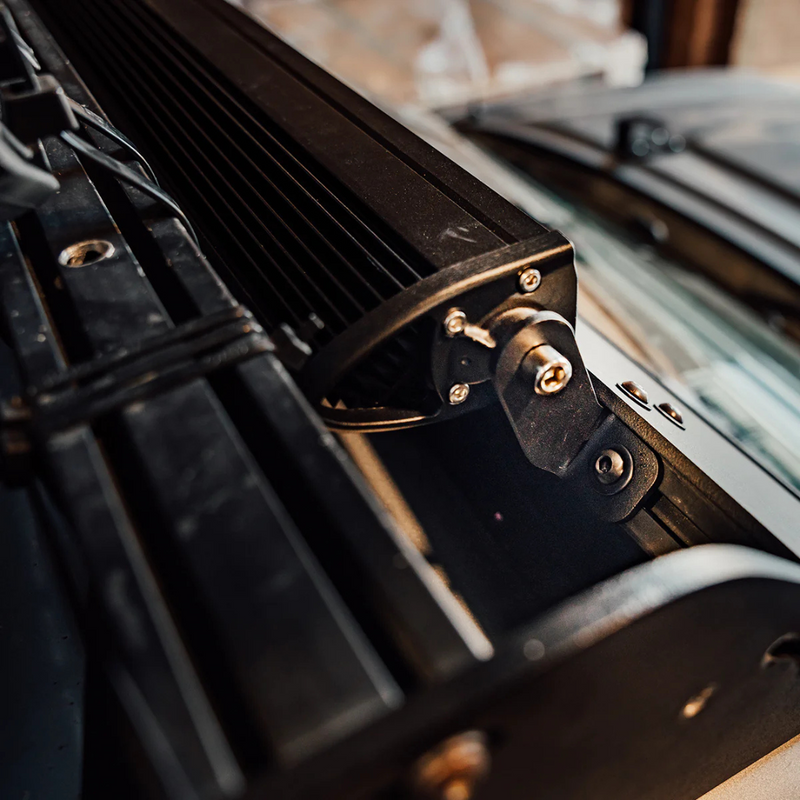 Cali Raised Sherpa Roof Rack LED Light Bar Bracket Kit - Aspire Auto Accessories