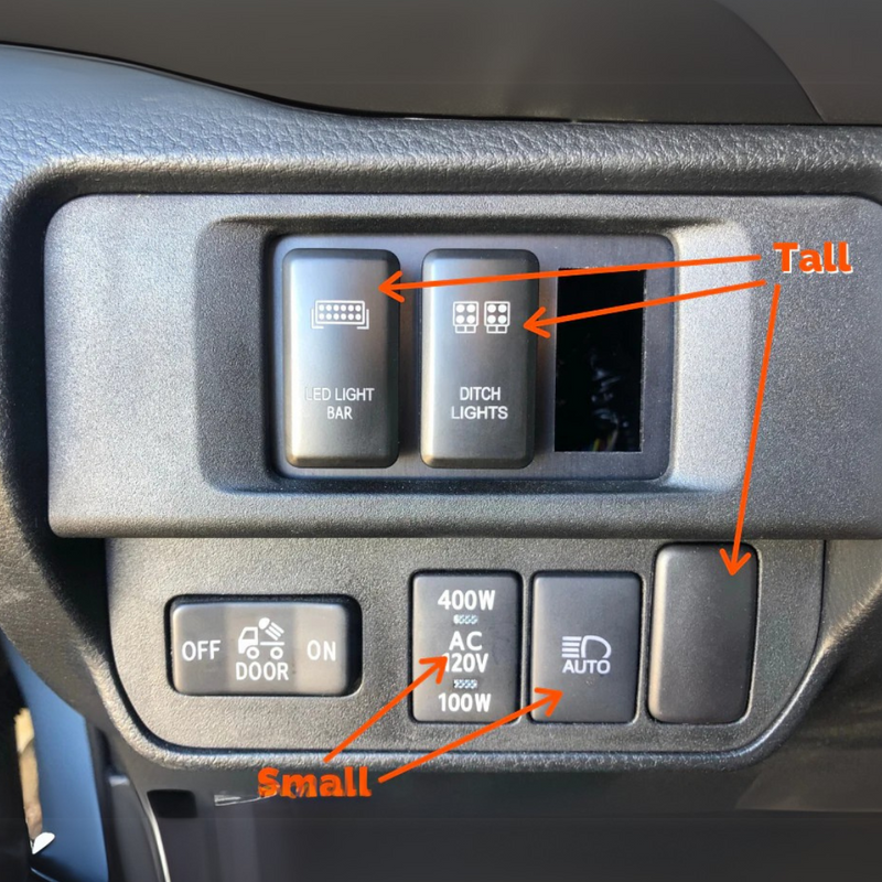 Cali Raised Dual Function Light Bar Sherpa Roof Rack Mounting Bracket Kit - Aspire Auto Accessories