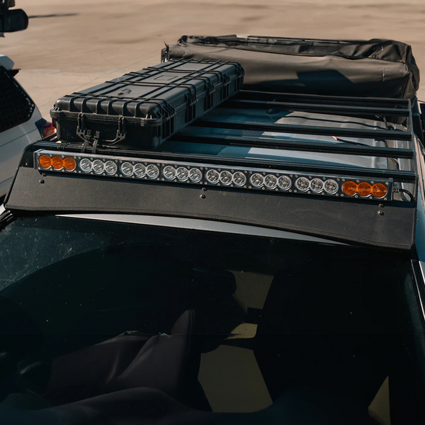 Cali Raised Dual Function Light Bar Sherpa Roof Rack Mounting Bracket Kit - Aspire Auto Accessories