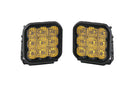 Diode Dynamics SS5 Yellow Pro LED Pod (Pair) - Aspire Auto Accessories