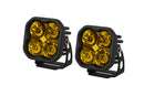 Diode Dynamics SS3 Yellow Max LED Pods (Pair) - Aspire Auto Accessories