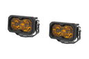 Diode Dynamics C2 2.0 Yellow Max LED Pod (Pair) - Aspire Auto Accessories