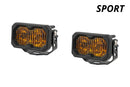 Diode Dynamics C2 2.0 Yellow Sport LED Pod (Pair) - Aspire Auto Accessories
