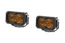 Diode Dynamics C2 2.0 Yellow Max LED Pod (Pair) - Aspire Auto Accessories