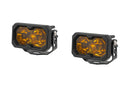 Diode Dynamics C2 2.0 Yellow Max LED Pod (Pair) - Aspire Auto Accessories