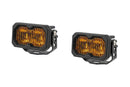 Diode Dynamics C2 2.0 Yellow Sport LED Pod (Pair) - Aspire Auto Accessories