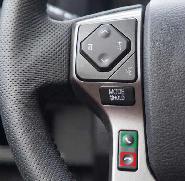 TVD Vinyl Decals Steering Wheel Phone Buttons for Tacoma /Tundra/4Runner/Sequoia