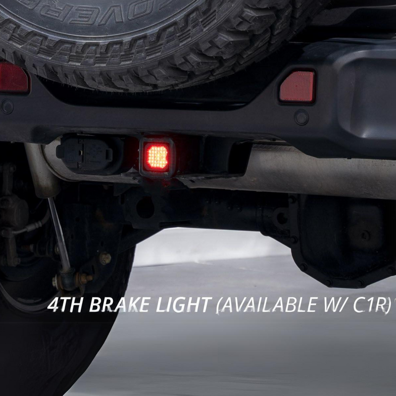 Diode Dynamics HitchMount LED Pod Reverse Kit for Jeep Wrangler (2018-2025) - Aspire Auto Accessories