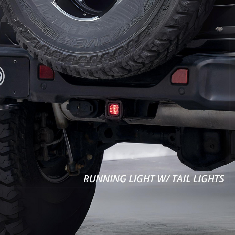 Diode Dynamics HitchMount LED Pod Reverse Kit for Jeep Wrangler (2018-2025) - Aspire Auto Accessories