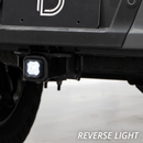 Diode Dynamics HitchMount LED Pod Reverse Kit for Chevrolet Silverado 1500 (2019-2023) - Aspire Auto Accessories