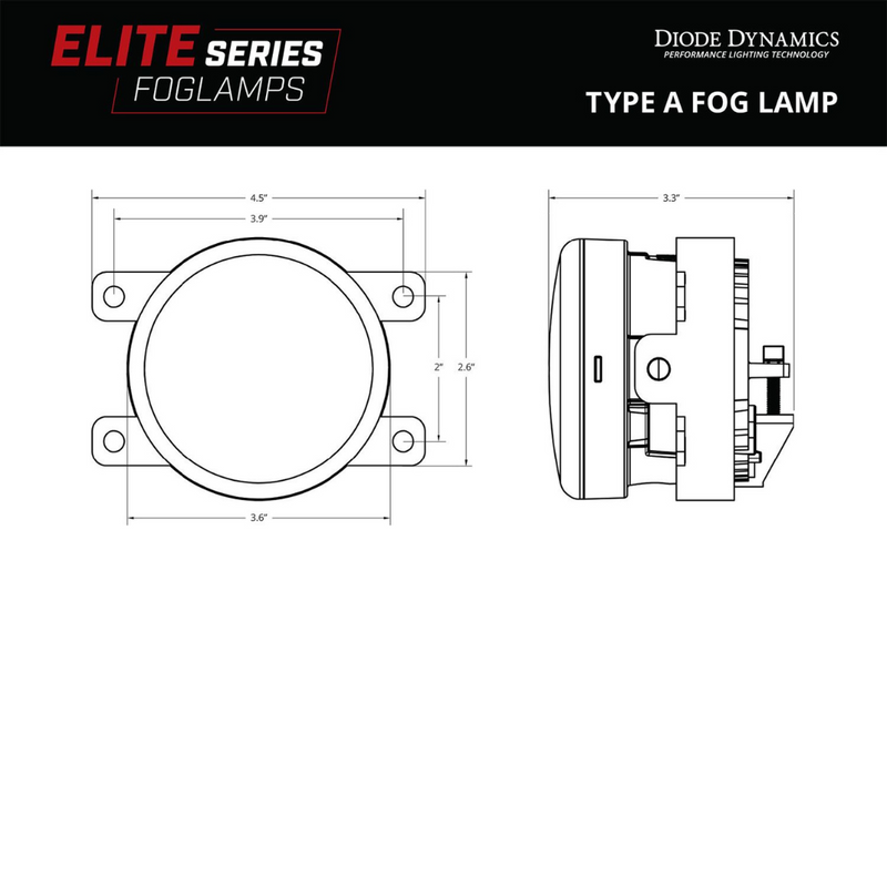 Diode Dynamics Elite Series Fog Lamps for Ram 1500 W/O Factory LED Fog Lights (2019-2024) - Aspire Auto Accessories