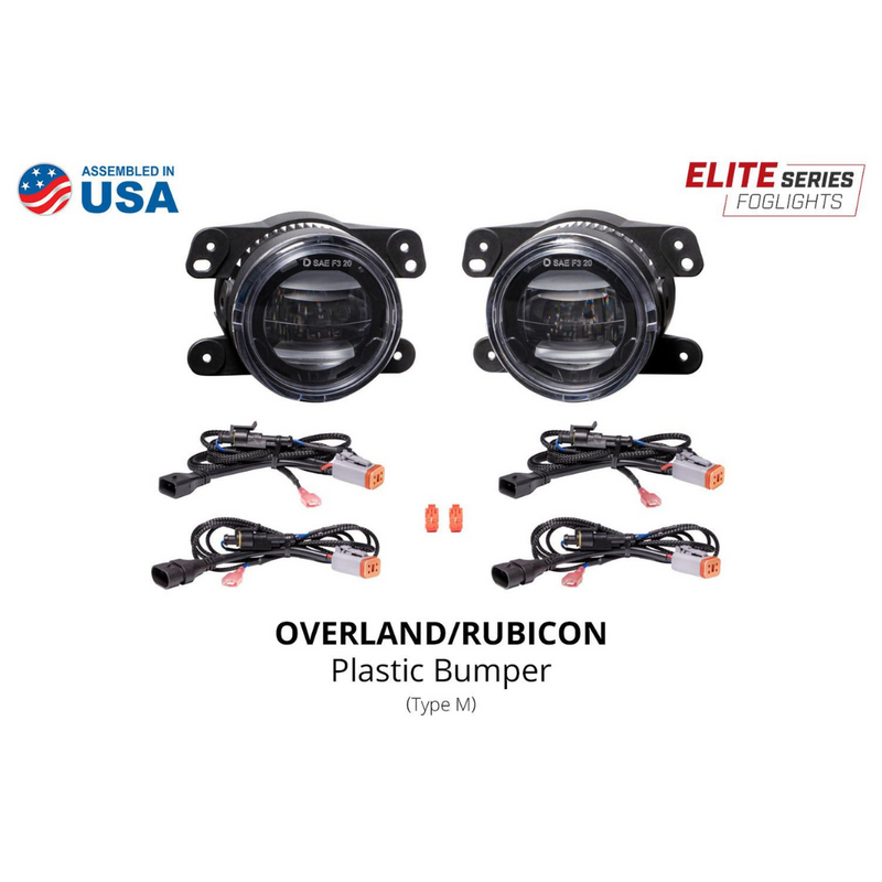 Diode Dynamics Elite Series Fog Lamps (pair) for Jeep JT Gladiator (2020-2024) - Aspire Auto Accessories